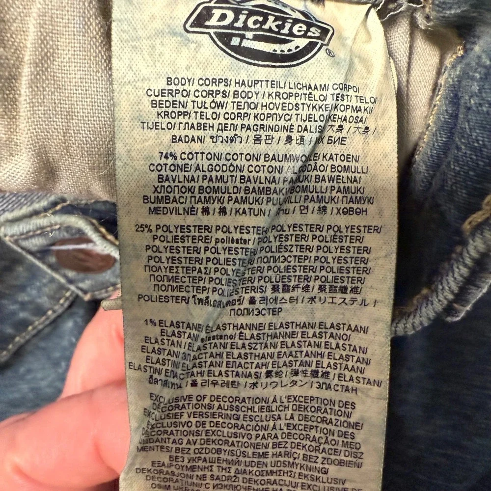 Dickies FLEX Jeans 38x30 Blue Straight Leg Denim Pants‎ Workwear 2 pair bundle